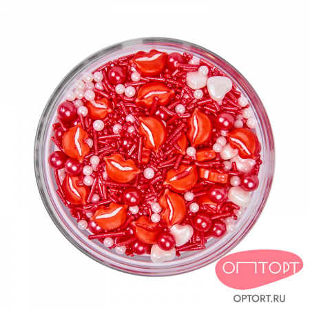 Посыпка кондитерская микс «Bakerika» Вкус поцелуя, 50 гр
