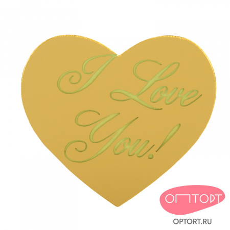 Украшение «I Love You» золото, 50 шт