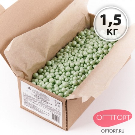 Драже зерновое в кондитерской глазури (193, Жемчуг изумруд) 1,5 кг