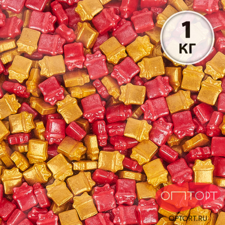 Посыпка кондитерская микс «Bakerika» Подарочки (смесь), 1 кг