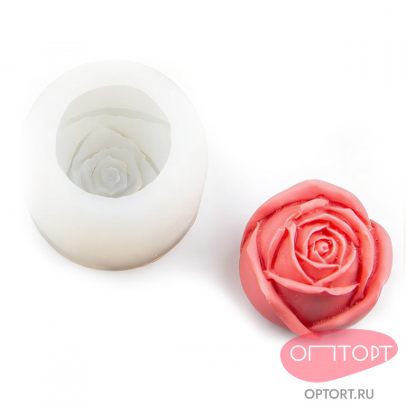 Силиконовый молд 3D «Роза-F»