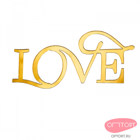 Украшение надпись для торта «Love» №2