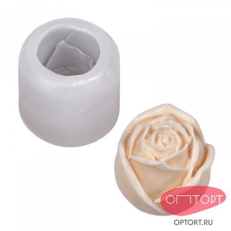 Силиконовый молд 3D «Роза-A»