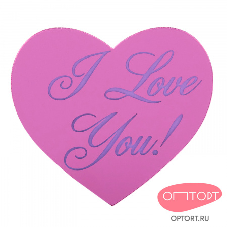 Украшение «I Love You» розовое золото, 50 шт