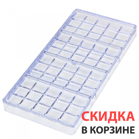 Форма поликарбонатная «Плитка», 4 ячейки